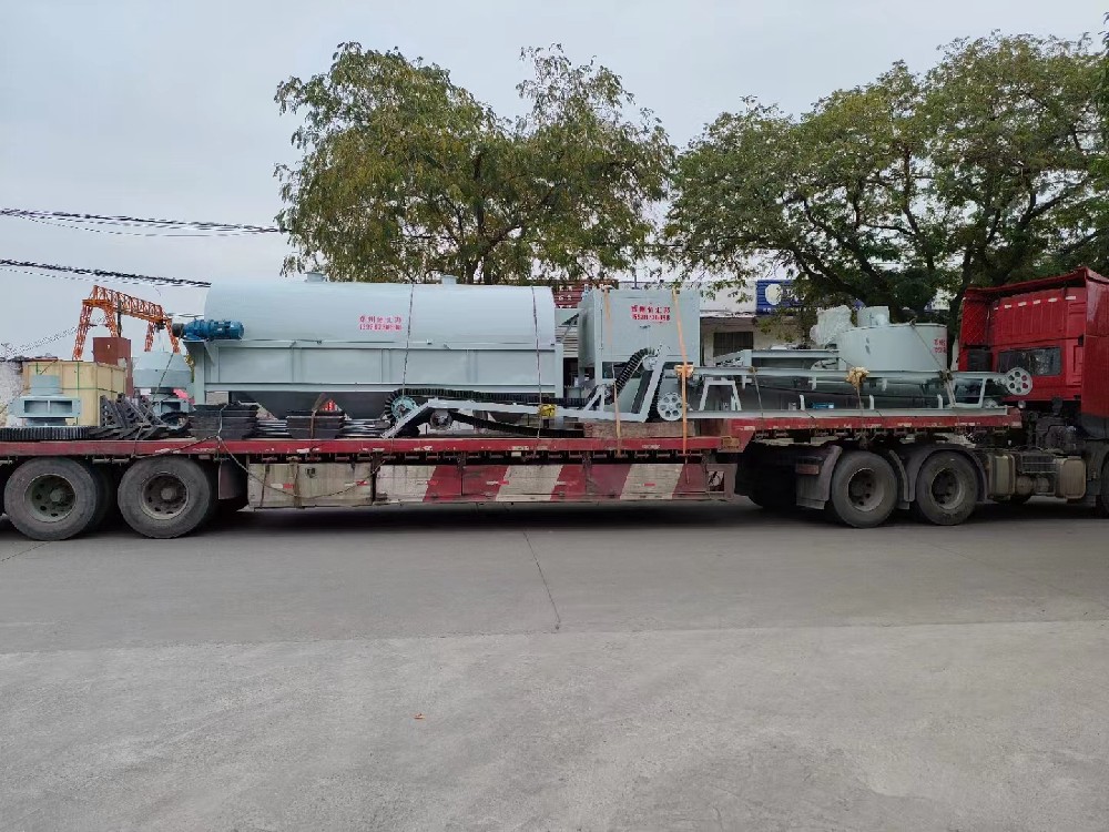 佰匯邦機(jī)械發(fā)往湖北的鋁灰處理設(shè)備現(xiàn)場